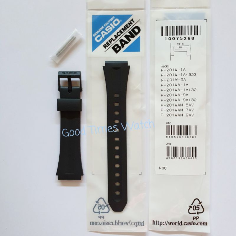 CASIO F-201W F-201WA F 201WAM F 201W F 201 Casio Original STRAP