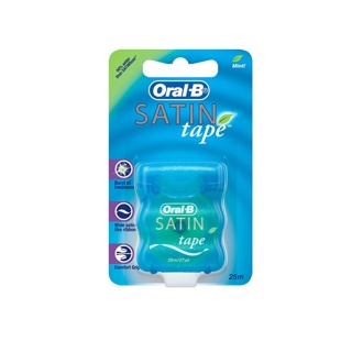 Oral-B ออรัลบี ไหมขัดฟัน รุ่น ซาตินเทป 1 ชิ้น 25m