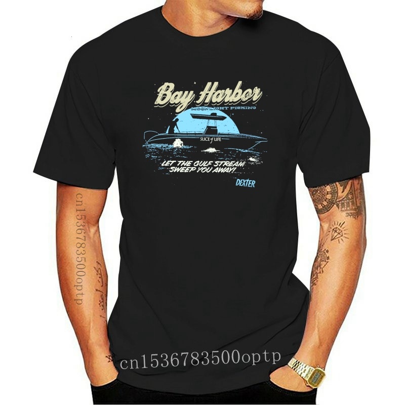 ผู้ชาย Dexter Moonlight ตลกเสื้อยืดแปลกใหม่ Tshirt