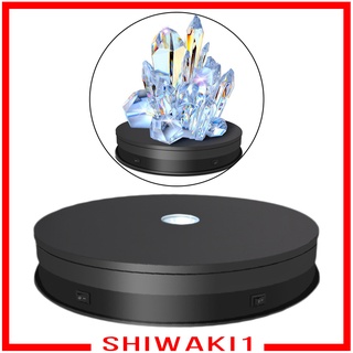 [Shiwaki1] ขาตั้งฐานไฟฟ้าหมุนได้มีไฟ Led สําหรับวางจอแสดงผล