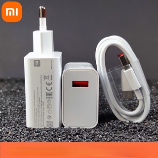 ของแท้ สายชาร์จเร็ว EU 27w Xiaomi Redmi Note 9 Pro 6A Usb Type C สําหรับ MI POCO X3 11 10 Redmi Note 10 K20 K30