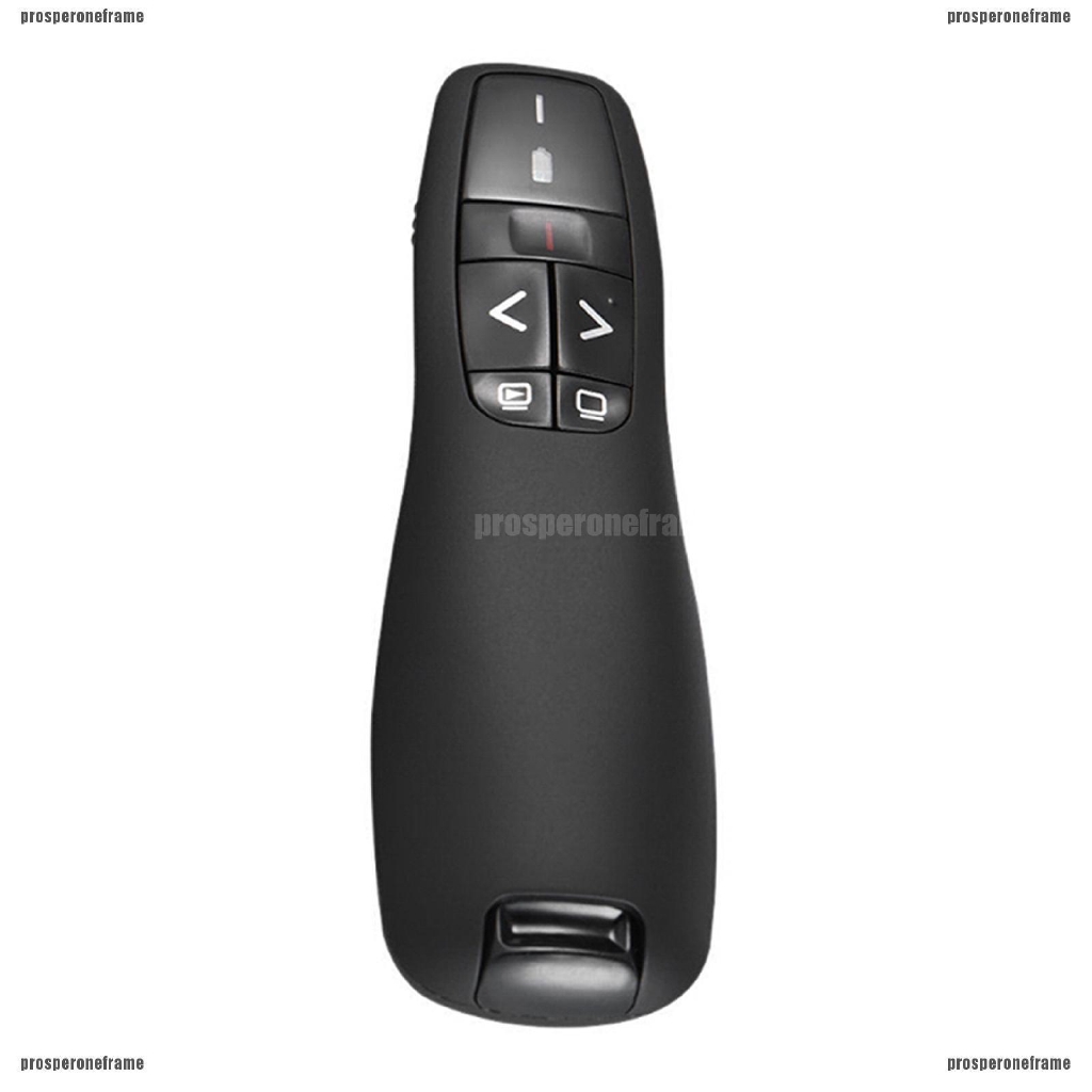 1Set Wireless R400 receiver PPT presenter laser pointer remote control ...