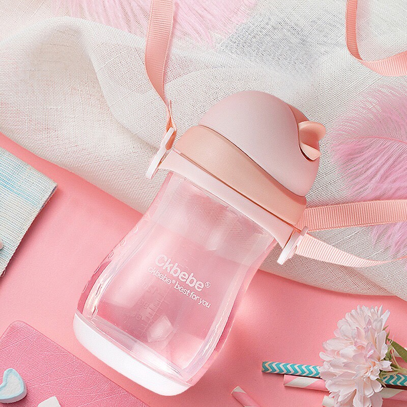 CKBEBE ขวดน้ําป้องกันการสําลัก ขวดน้ําดื่มเด็ก 240ml DD205