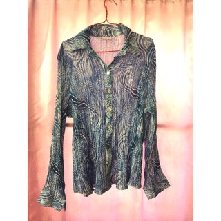 เสื้อคอปกเชิ้ต อัดพีทลายเสือ