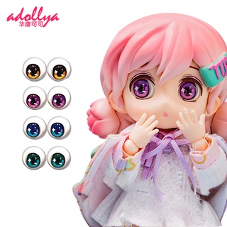 Adollya BJD ดวงตาตุ๊กตา 3D 11 มม. อุปกรณ์เสริม สําหรับตุ๊กตา 1/12 OB11 YMY