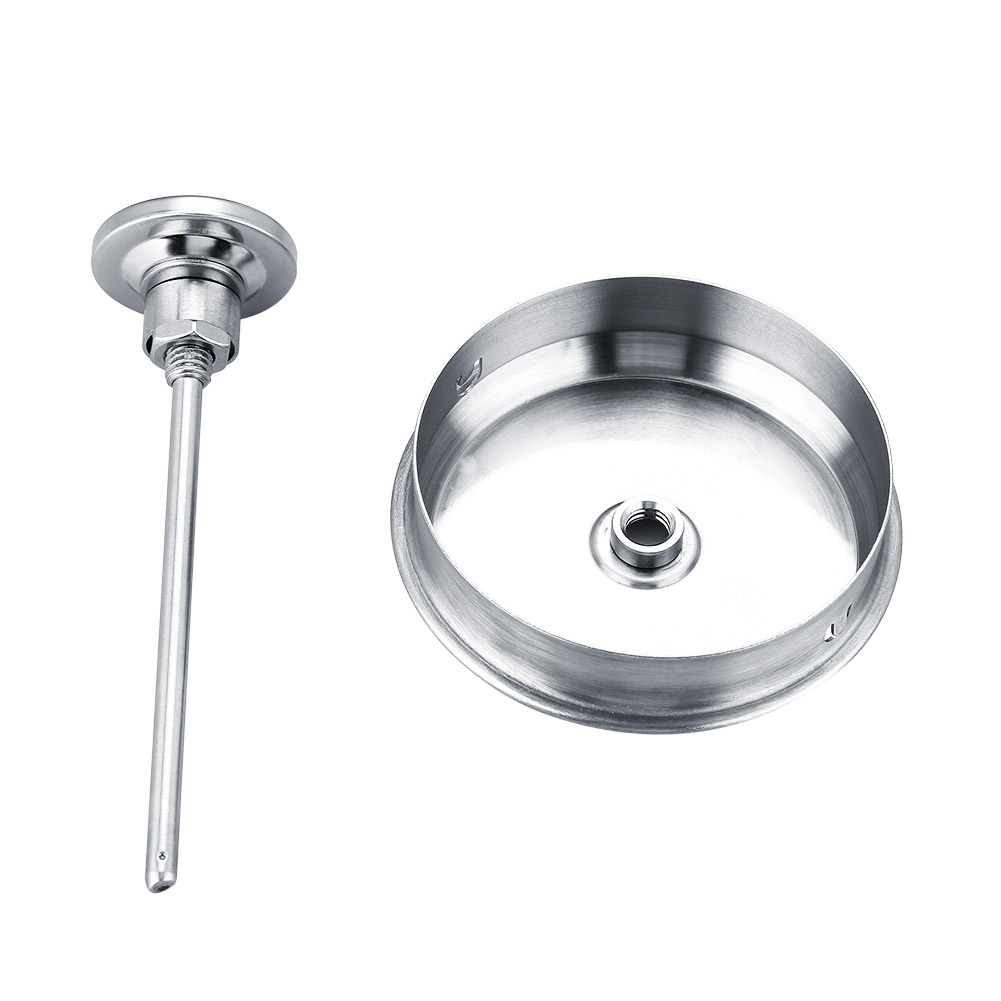 (new)Disu Steel 304 Coffee Teapot Stainless Thermometer with Over