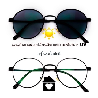 แว่นถนอมสายตาป้องกันแสงสีฟ้าจากโทรศัพท์คอมและออกแดดเปลี่ยนสี