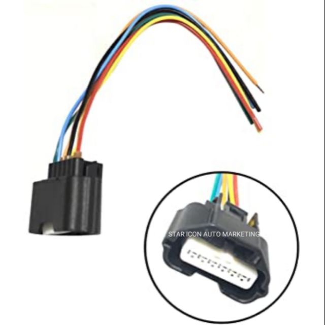 Nissan Grand Livina, Latio MAF Mass Airflow Sensor Socket Connector 6pin