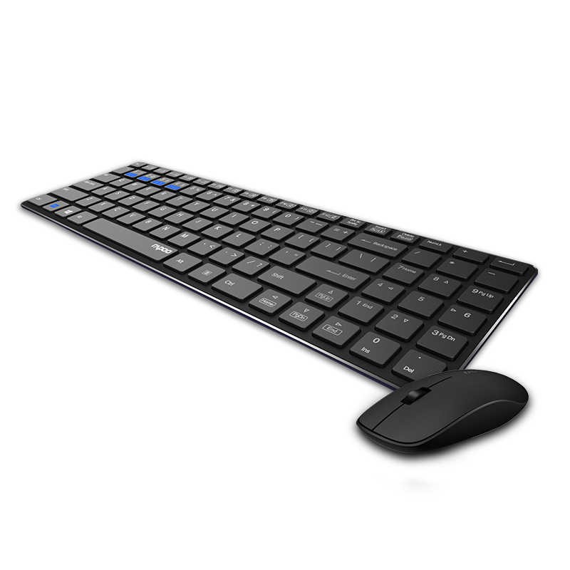 Rapoo 9300M Keyboard  Mouse Multi-mode BT 3.0/4.0 : แป้นพิมพ์ไทย / ENG ประกัน 2 ปี