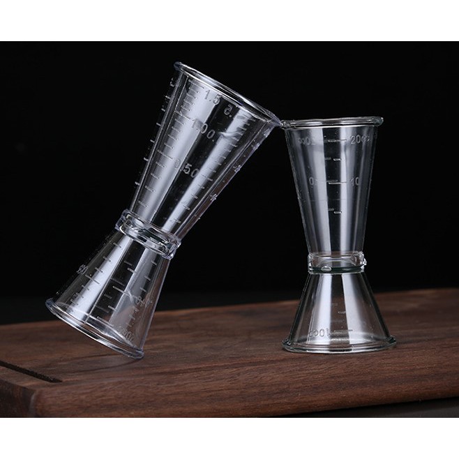 แก้วตวง จิ๊กเกอร์ (พลาสติก 20-40cc) ตวงเหล้า จิ๊กเกอร์พลาสติก