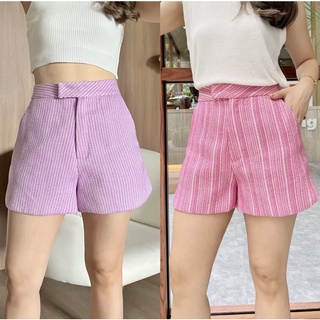 Gracia Shorts กางเกงขาสั้นผ้าทวีต มีซับในทั้งตัว