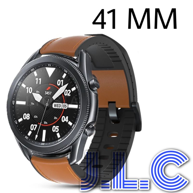 สายนาฬิกายางซิลิโคน สายนาฬิกาหนัง Samsung Galaxy Watch 3 41mm Acc Jam