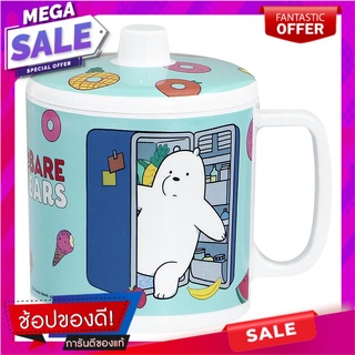 ถ้วยหู+ฝาเมลามีน 700ml SUPERWARE WE BEAR BEARS แก้วน้ำ MELAMINE MUG+LID 700ml SUPERWARE WE BEAR BEARS