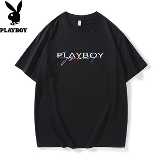 Playboy Mens T-shirt Short Sleeve Sports Summer New Casual Loose Wild