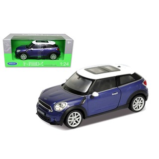 Welly รถโมเดลเหล็ก อัตราส่วน 1/24 MINI COOPER S PACEMAN สีน้ำเงิน