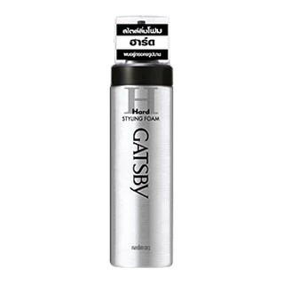 GATSBY STYLING FOAM แกสบี้ สไตล์ลิ่ง โฟม 185 g.โฟมจัดแต่งทรงผม ช่วยเพิ่มวอลลุ่ม ทำให้ผมไม่ลีบแบน