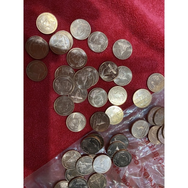 แกะถุง ไม่ผ่านใช้ เหรียญ 25 50สตางค์ ปี2557 ปี2559