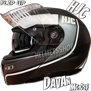 HJC i90 DAVAN MC10SF [ ยกคาง ] [ แว่น 2 ชั้น ] [ นวมถอดซักได้ ] [ มีช่องเว้า ] [ กิ๊ฟล็อค ]