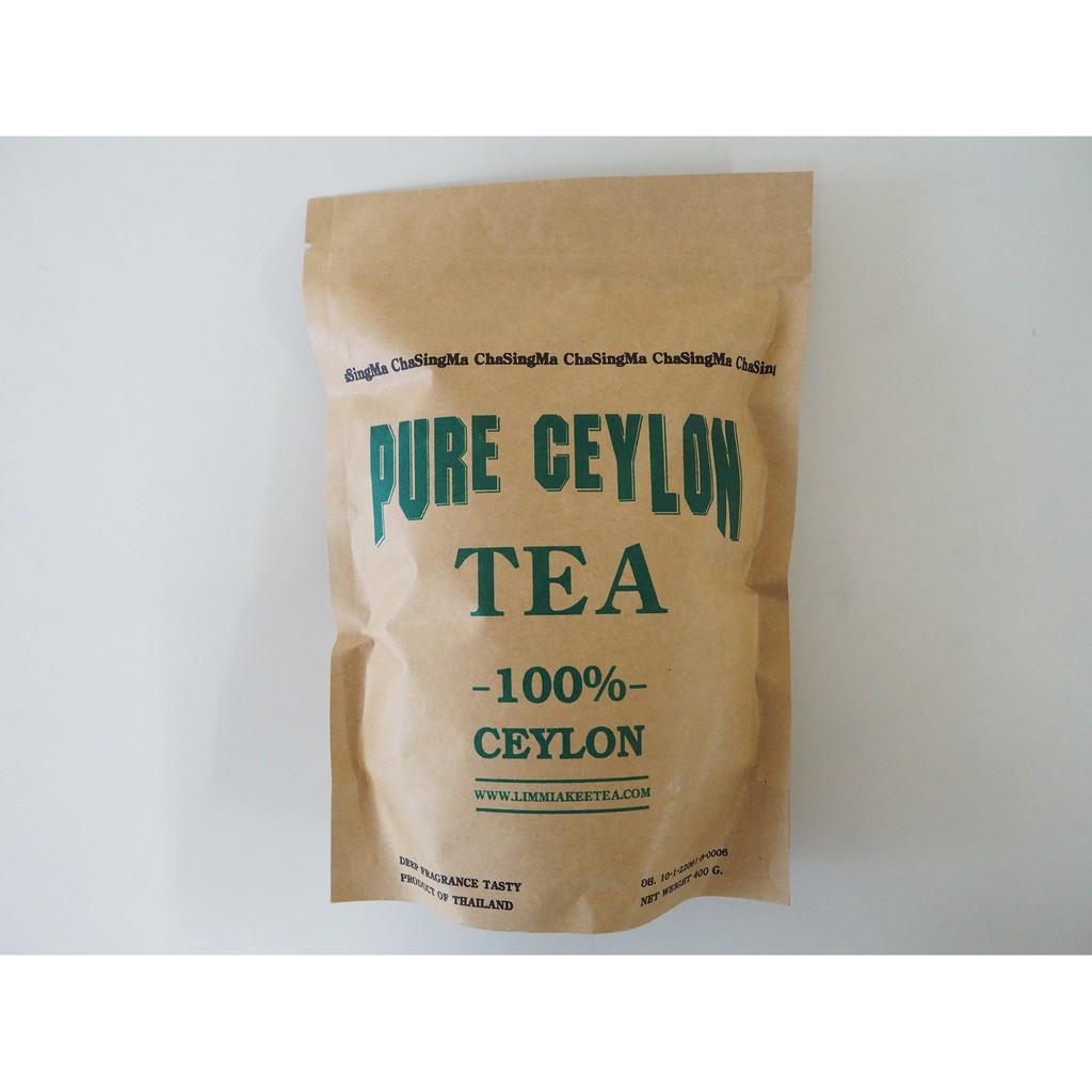 100% ชาซีลอนตราสิงห์ รสชาเข้มๆ กลิ่นหอมจากชาแท้ๆ Pure Ceylon Tea 100% Ceylon tea by ChaSingMa