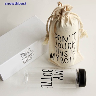 [Snowth] ใหม่ ขวดน้ําผลไม้ แบบใส ขนาดพกพา 500 มล. [zkm]