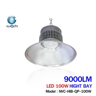 โคมไฟ DIY IWACHI โคมไฮเบย์พร้อมพัดลมระบายความร้อน รุ่นIWC-HIB-QP-100W,150W,200W โคมไฟอ่านหนังสือ โคมไฟLED