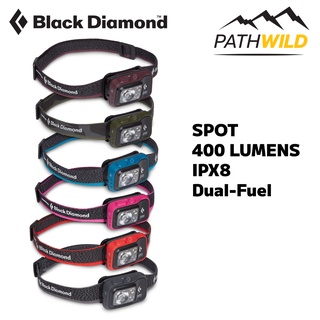 ไฟฉายคาดหัว BLACK DIAMOND SPOT 400 LUMENS HEADLAMP ความสว่าง 400 lm ฟังก์ชั่นการใช้งาน เหมาะทั้งเดินป่า และวิ่งเทรล