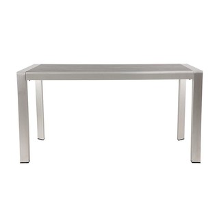 Chair table PLASTIC WOOD EMBRACE GREY TABLE Outdoor furniture Garden decoration accessories โต๊ะ เก้าอี้ โต๊ะไม้พลาสวูด