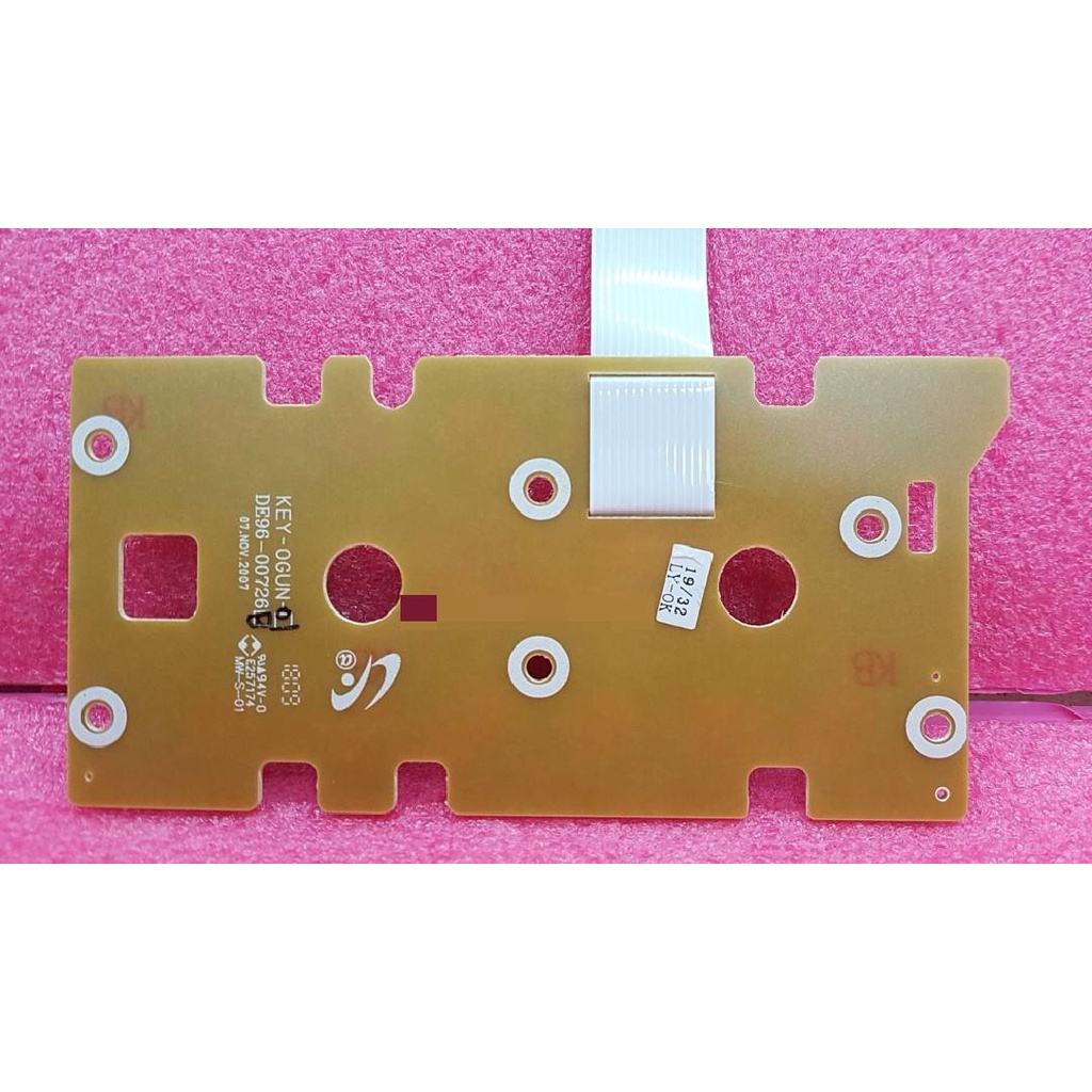 อะไล่ของแท้/ปุ่ม/คีย์กดไมโครเวฟ(ด้านใน)/ASSY KEY MODULE/SAMSUNG/DE96-00726B/ใช้ได้ทั้งหมด 2 รุ่น ME1
