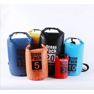 กระเป๋ากันน้ำ3,5,10,15,20 L กระเป๋าทะเล Waterproof bag (พร้อมส่ง)