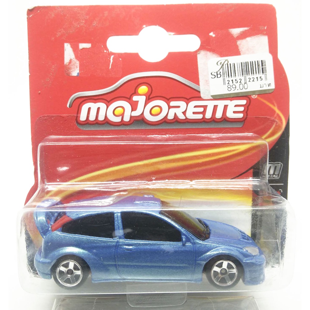 Majorette Ford Focus WRC - Metallic Blue Color /Wheels 5CS /scale 1/57 (3 inches) Short Package
