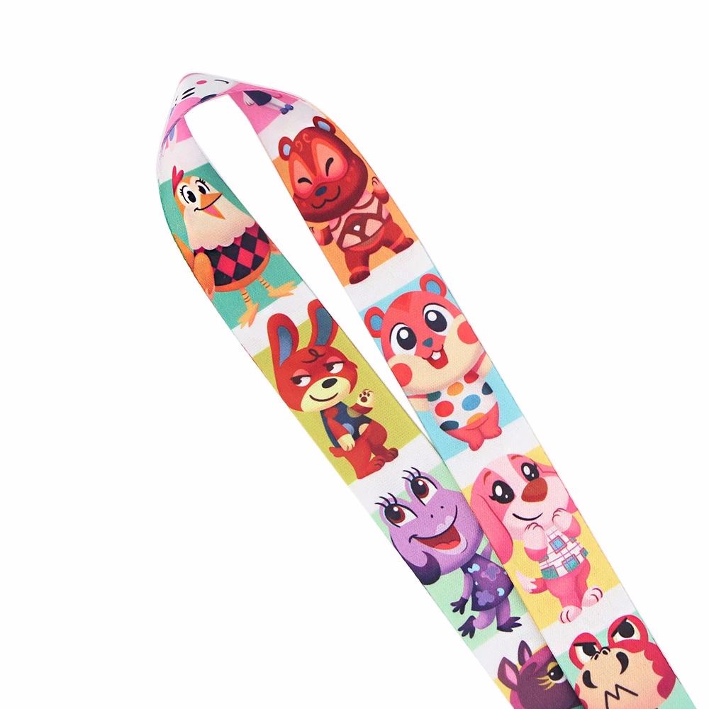 WADEES Gifts Animal Crossing Lanyard Neck Strap Anime Lanyards Mobile ...