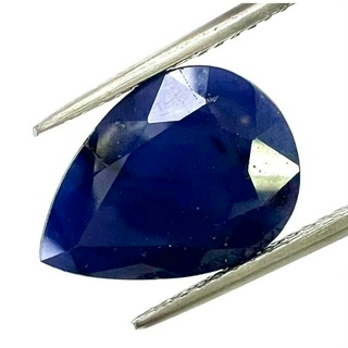 พลอยไพลิน พลอยเเท้. Natural Blue Sapphire. 8.54การัต(CTS) | 15.10X11mm