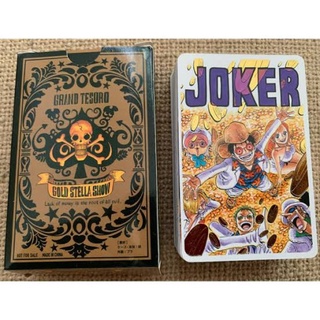 การ์ดเกมส์ วันพีช ฟิล์ม โกลด์ ONEPIECE PLAYING CARD GAME ลิขสิทธิ์แท้ อนิเมะ ญี่ปุ่น JAPAN การ์ด เกมส์ ของสะสม Cartoon