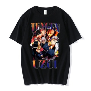 เสื้อยืด พิมพ์ลายกราฟิก Demon Slayer Kimetsu No Yaiba สไตล์สตรีทS-5XL