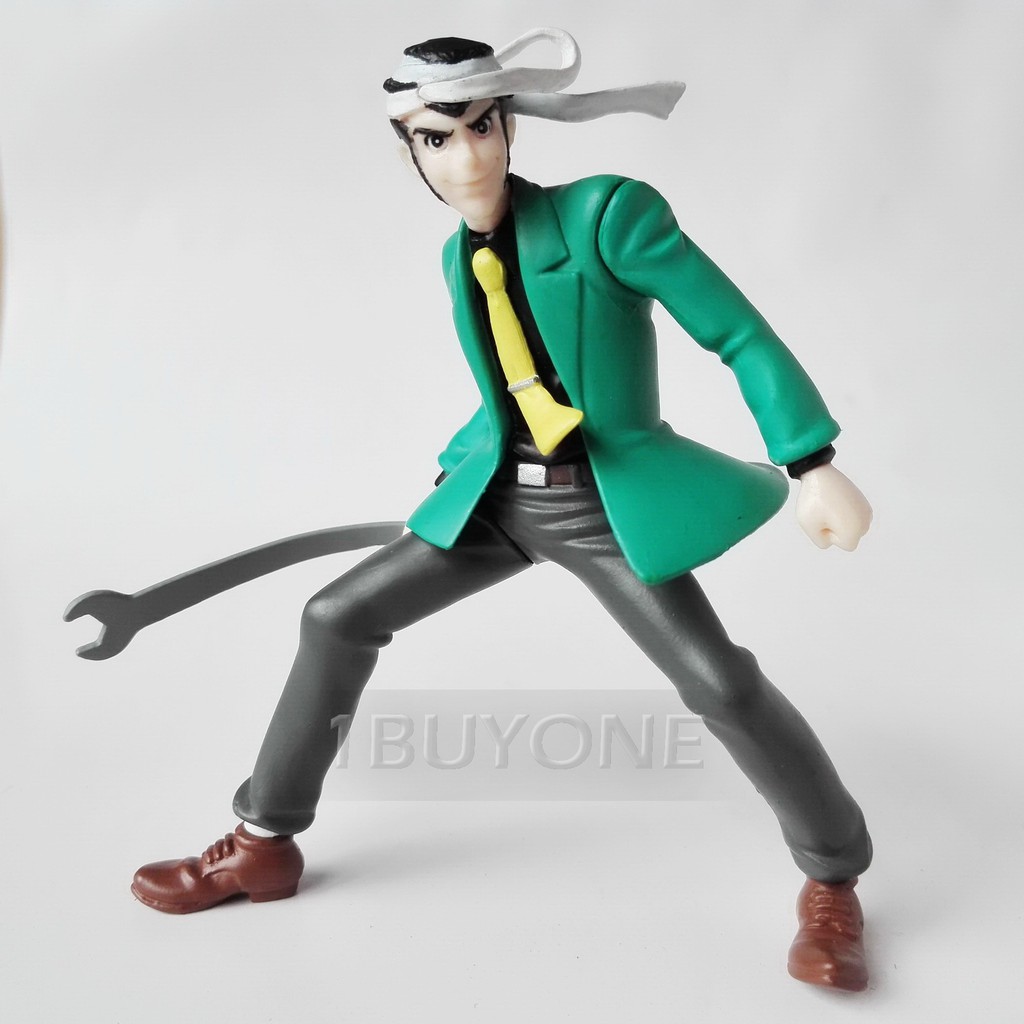 ลูแปง III ฟิกเกอร์ หันหน้าได้ หันเท้าได้ โมเดล อนิเมะ Lupin the Third 3rd MINI FIGURE Model GEORGIA 