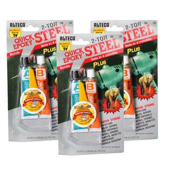 ALTECO กาว 2ตัน สีเหล็ก  EPOXY STEEL 2TON