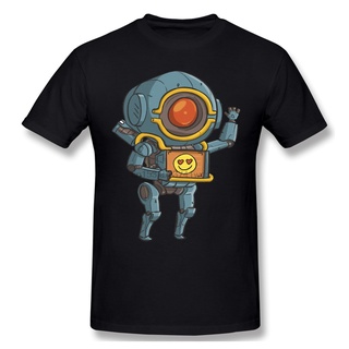 ราคา เสื้อยืดคอกลม แขนสั้น พิมพ์ลายเกม Apex Legends Pathfinder สีขาวS-5XL