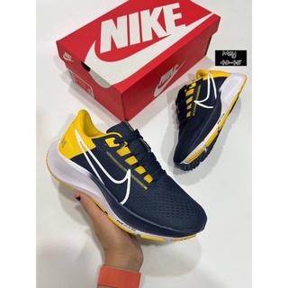 Nike Air Zoom Pegasus 38 (size40-45) Navy blue - Yellow