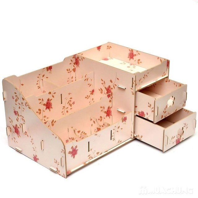 WOODEN ASSEMBLY COSMETIC SHELF