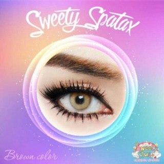 คอนแทคเลนส์ตาฝรั่ง Sweety Spatax Brown สายตาสั้น