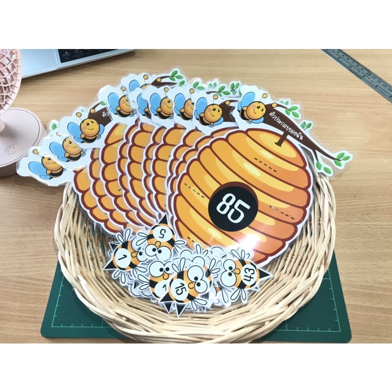 สื่อการสอนวิชาคณิตศาสตร์ เรื่อง ตัวประกอบ (ผึ้งตัวประกอบ) พร้อมส่ง - รูปที่ 3