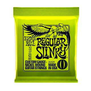 Ernieball สายกีตาร์ไฟฟ้า รุ่น 2221 เบอร์ 10/46 (แถมปิ๊ก 2 ตัว) (ฟรีค่าขนส่ง)