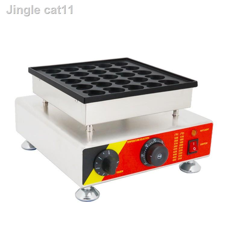 📣ส่วนลด 50%📣☏♘﹉Commercial Electric Heating Single Reservoir Double Reservoirs Waffle Waffle Oven Heart-Shaped Muffin C
