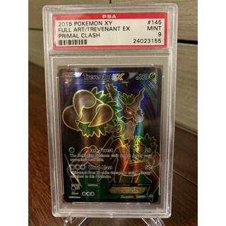 Pokemon Tcg Psa 9 Trevenant Ex 145/160 การ์ดโปเกม่อน