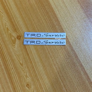โลโก้* TRD sportivo งานอลูมิเนียม ขนาด* 1 x 7 cm ราคาต่อชิ้น