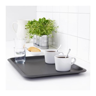 FUNG ถาดเสริฟอาหาร Tray 33*43 cm (เทา)