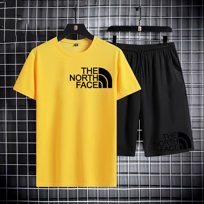 ชุดเซ็ทแฟชั่นเสื้อยืดสกรีนลายกางเกงขาสั้นกางเกงขาสั้น เเนวกีฬาออกกำลังกาย ใส่เที่ยว T714-DK714