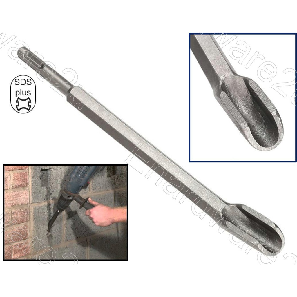 SDS Plus Piping Groove Gouge Chisel 20mm x 260mmL (SDSU20X260)