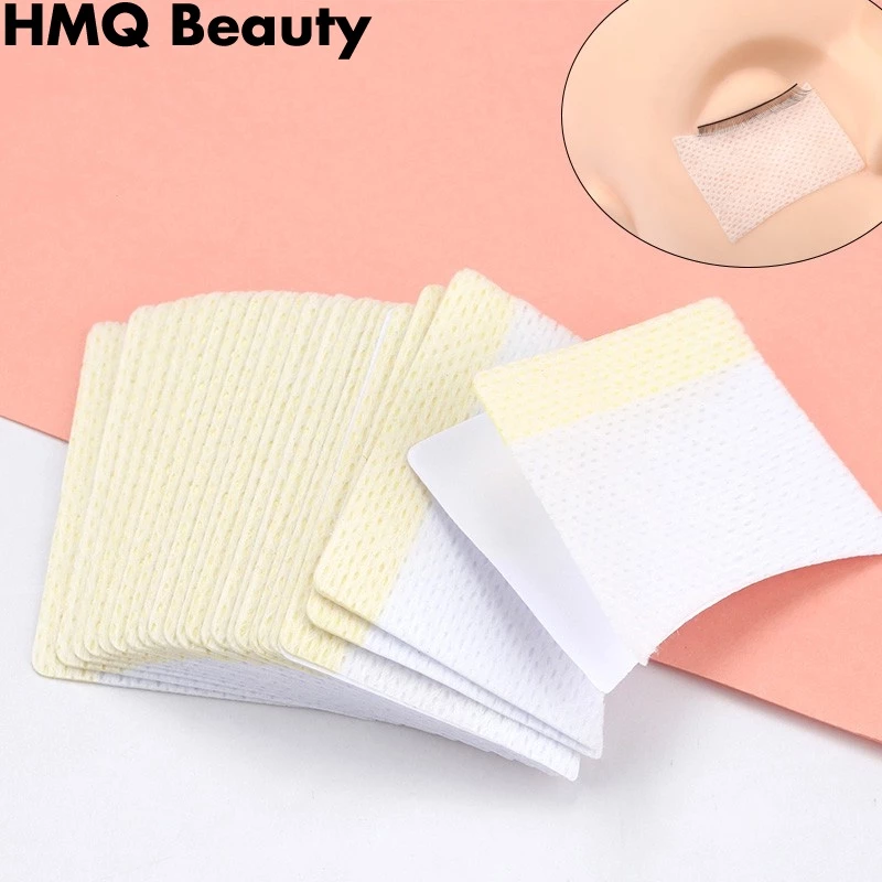 40 ชิ้น/ถุงผ้าฝ้าย Disposable Eyelash Extension Patch สติกเกอร์สำหรับถอดขนตา Eye Pads Patches สำหรับเครื่องมือแต่งหน้า