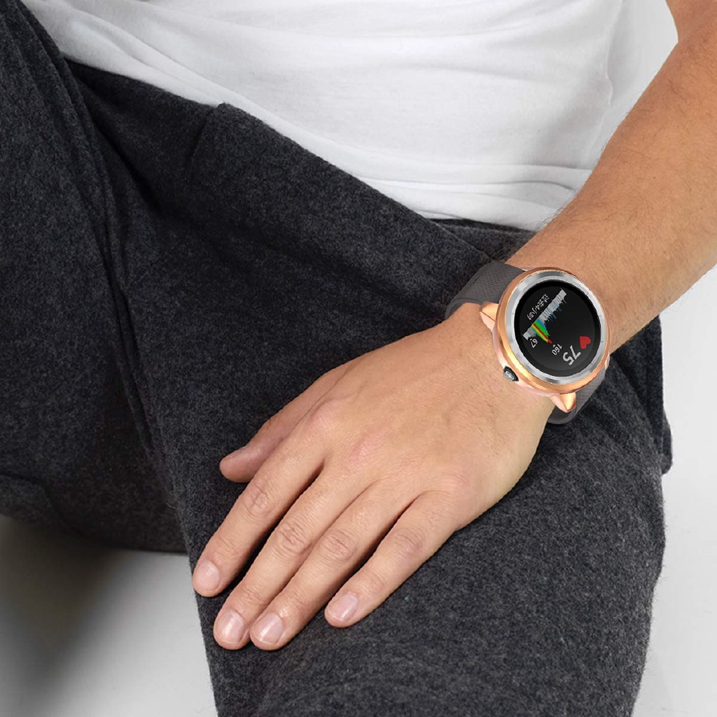 แผ่นปิดกันรอย มันวาว สำหรับ Garmin Vivoactive 3 Music Trainer